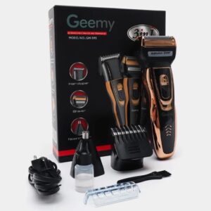 Cordless Rechargeable  Geemy Hair Shaving Machine, Shaver- 3 In 1